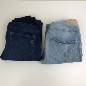 Bundle of 2 Jessica Simpson Maternity Jeans